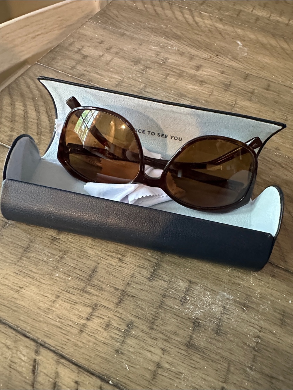 Warby Parker Women's Oversized Sunglasses in Brown